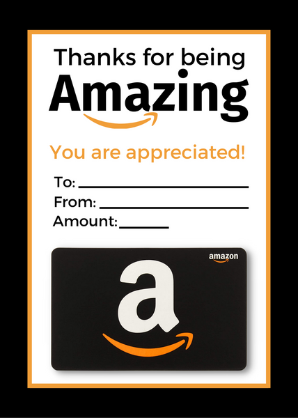 Thanks for Being Amazing Gift Card Holder