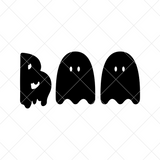 Boo Word with Ghosts