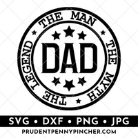 Dad Circle SVG