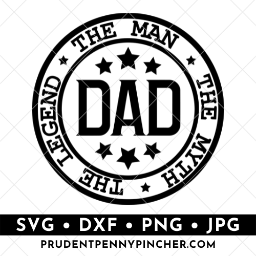 Dad Circle SVG